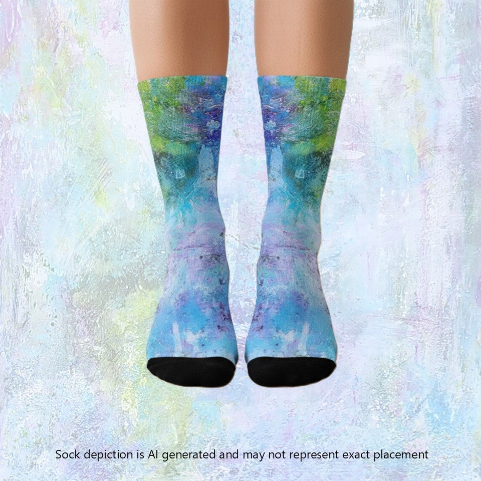 Crew socks- Lagoon
