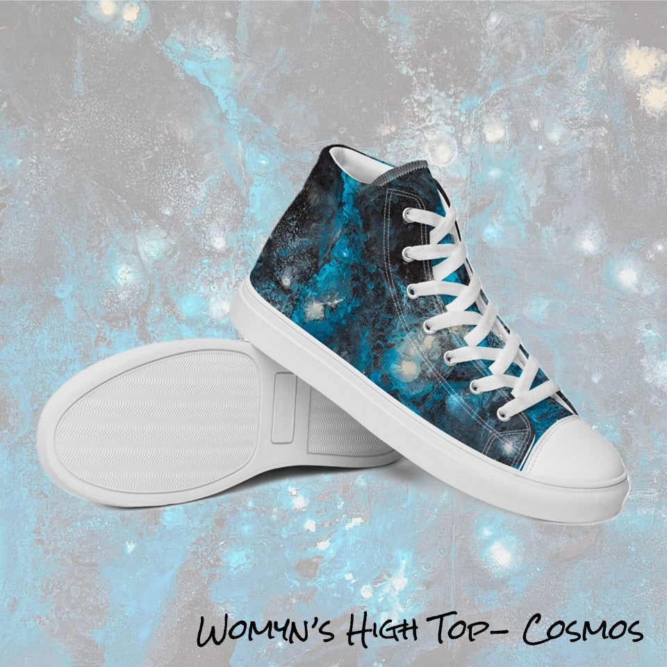 Womyn's High Top- Cosmos