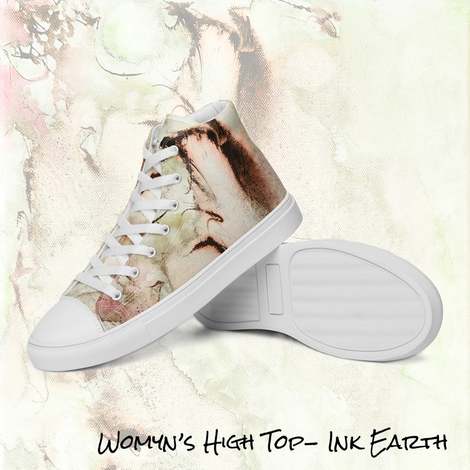 Womyn's High Top- Ink Earth