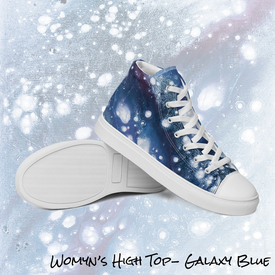 Womyn's High Top- Galaxy Blue