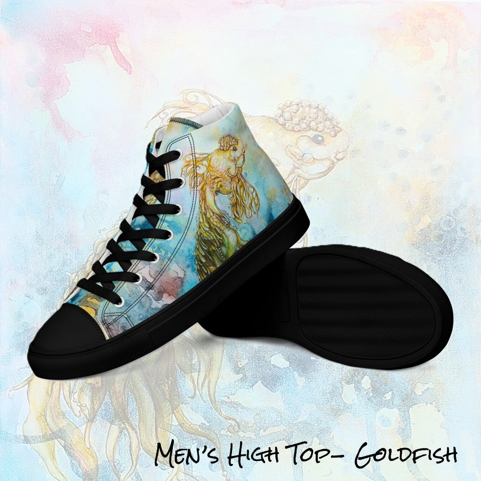 Men's High Top- Goldfish