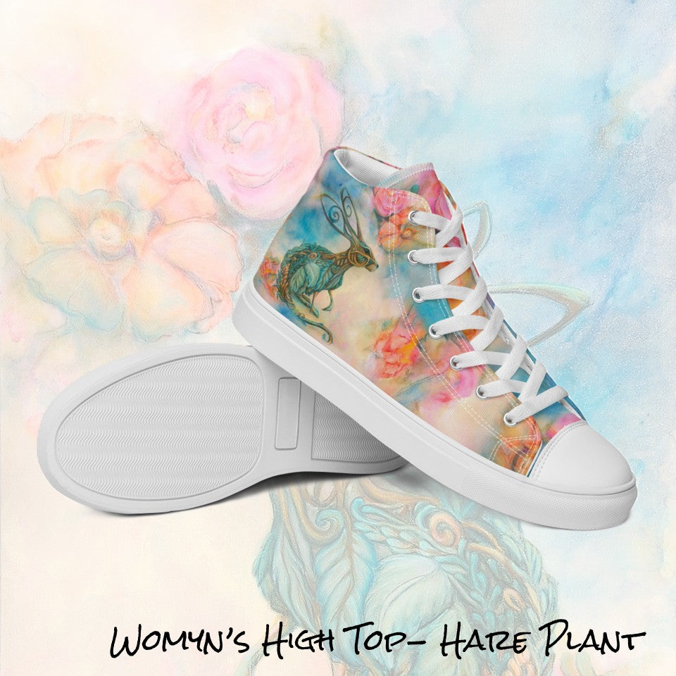Womyn's High Top- Hare Plant
