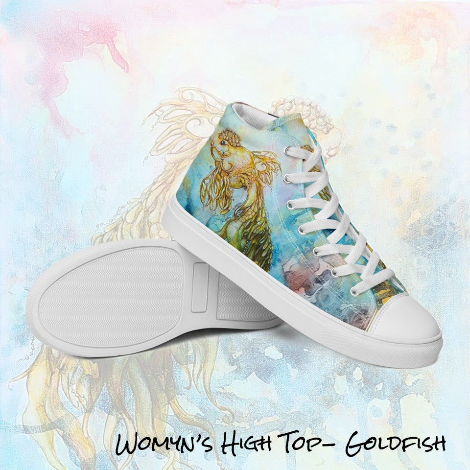 Womyn's High Top- Goldfish