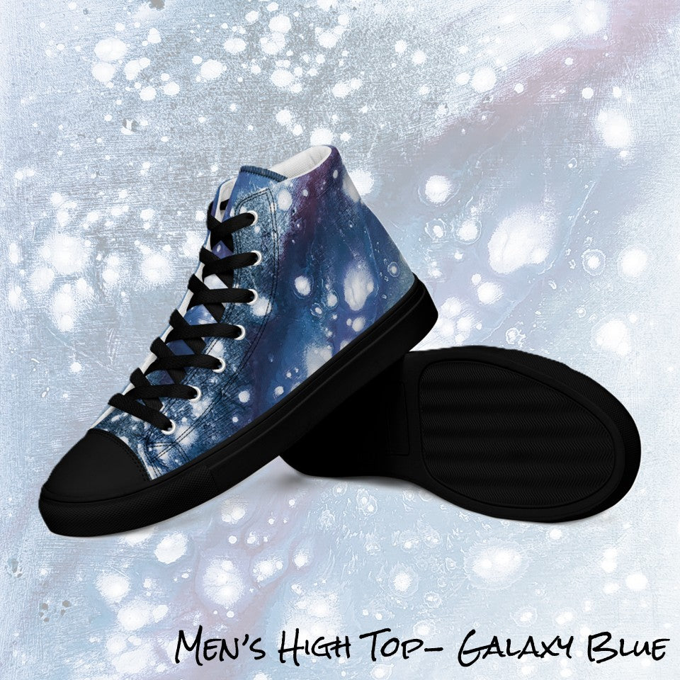 Men's High Top- Galaxy Blue