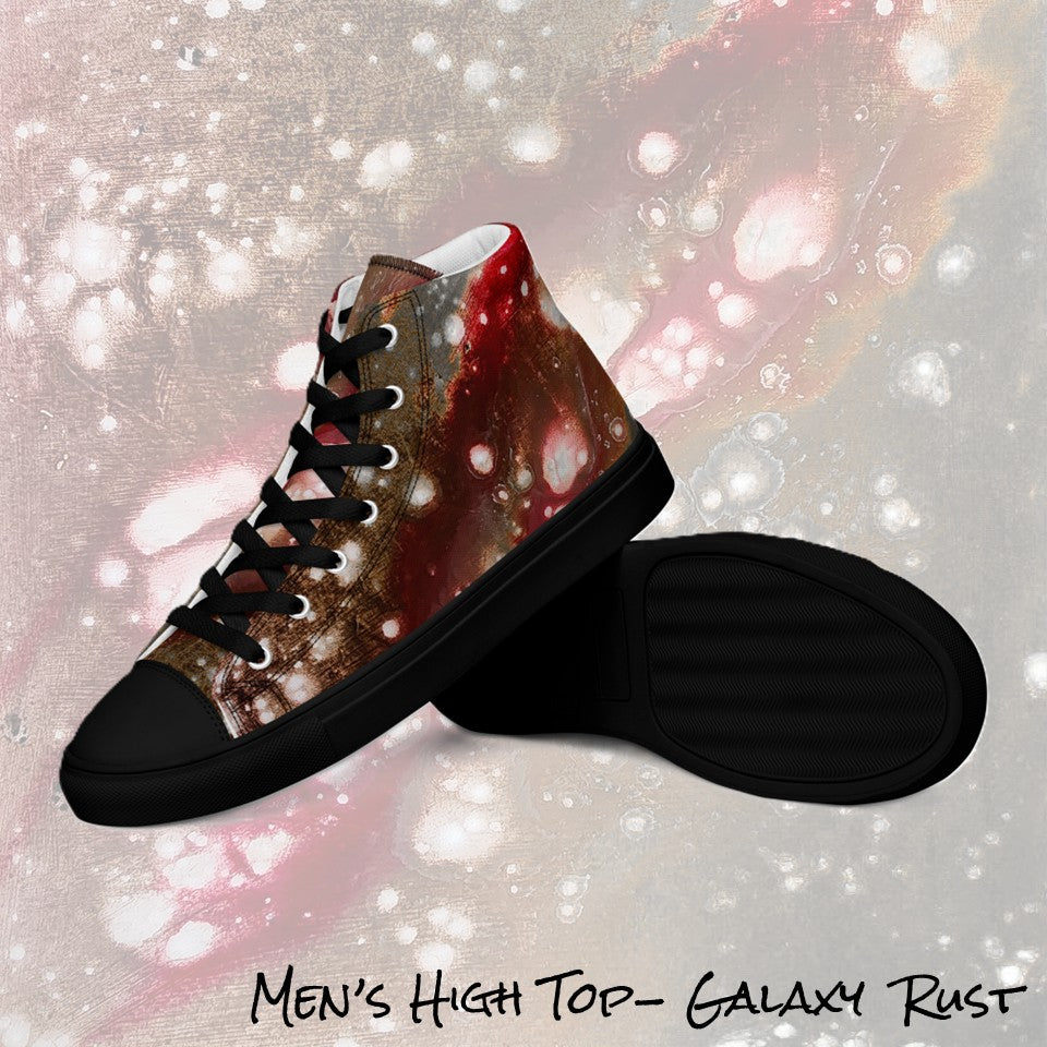 Men's High Top- Galaxy Rust
