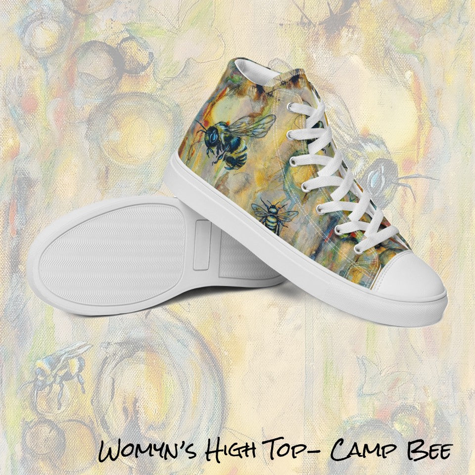Womyn's High Top- Camp Bee