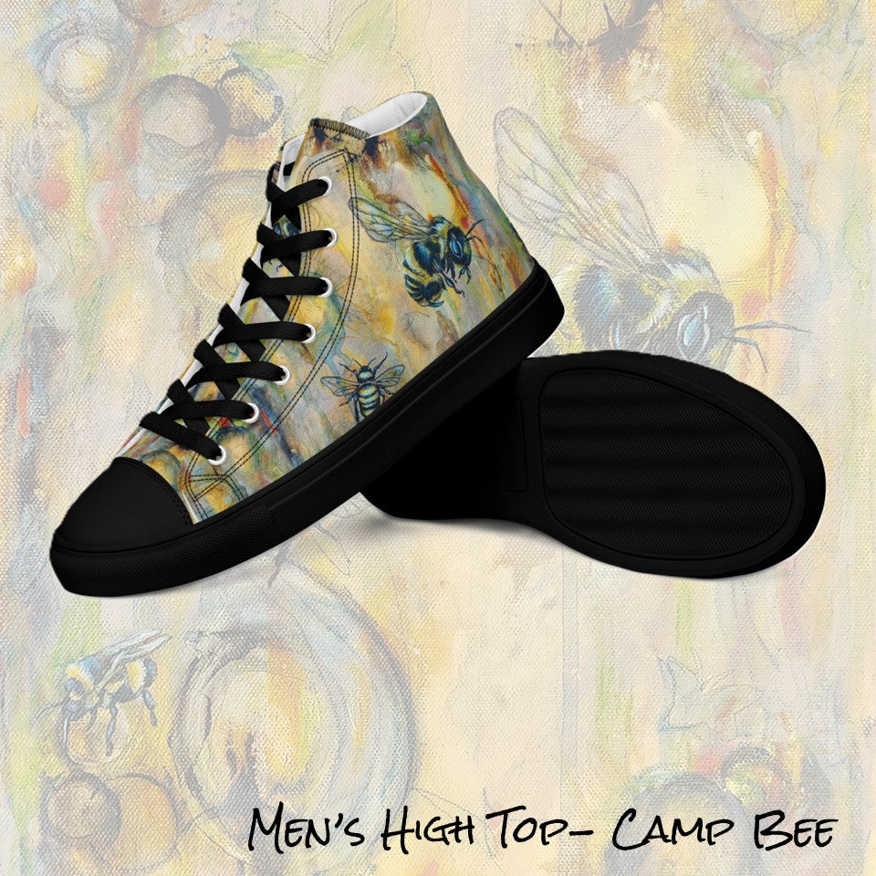 Men's High Top- Camp Bee