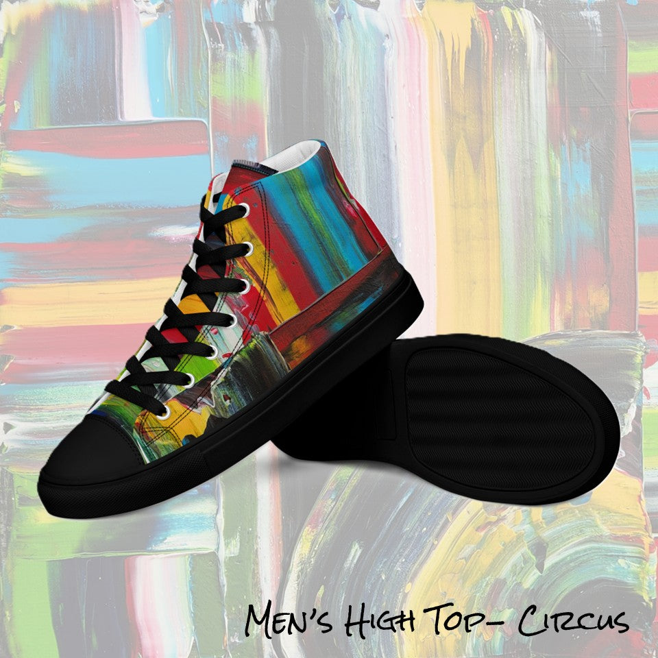 Men's High Top- Circus