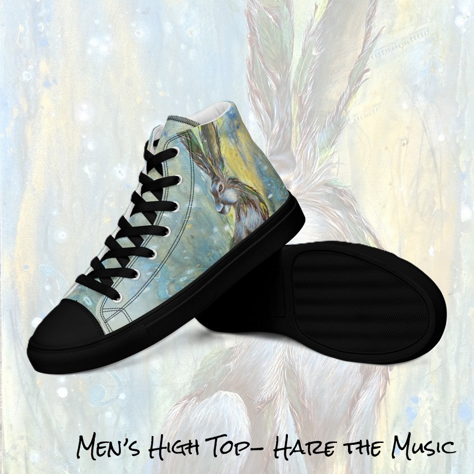 Men's High Top- Hare the Music