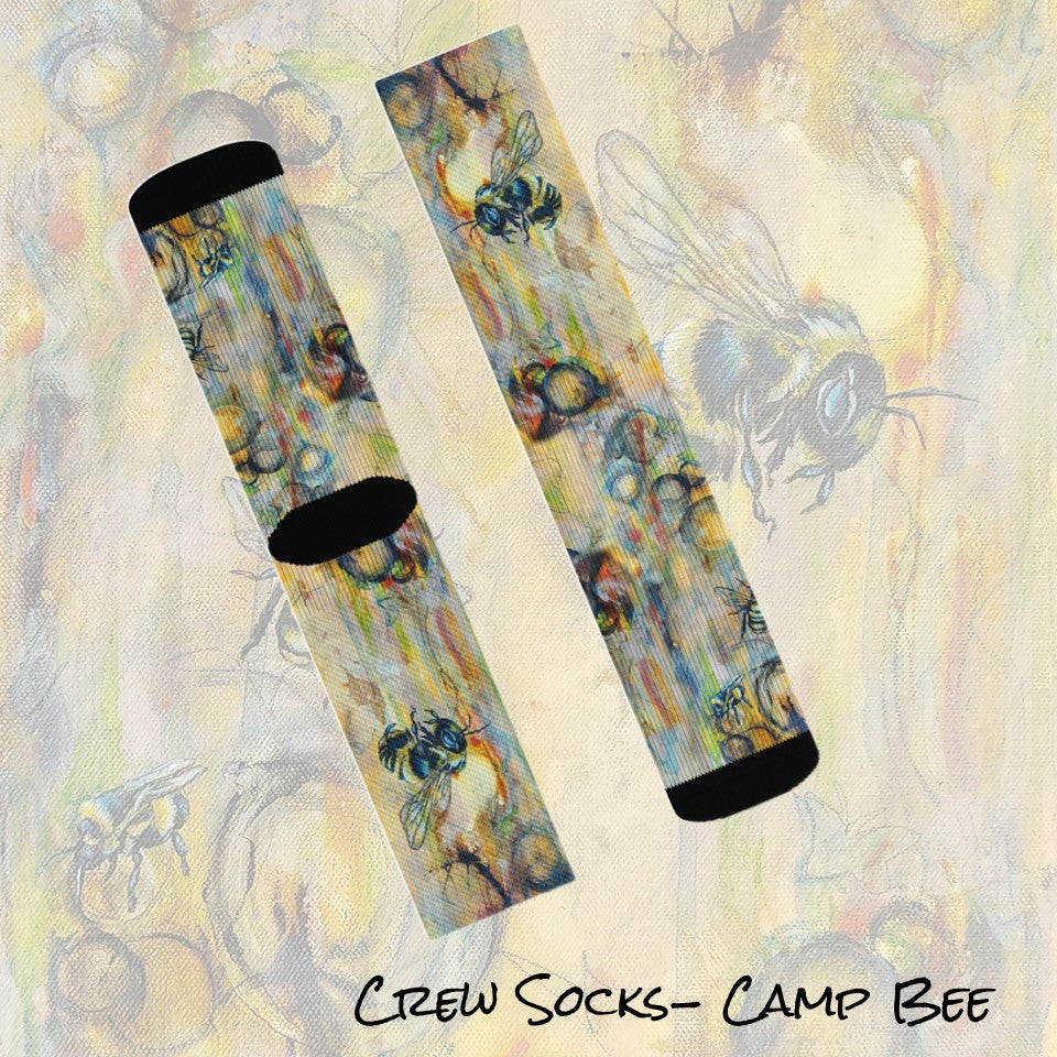 Crew socks- Camp Bee