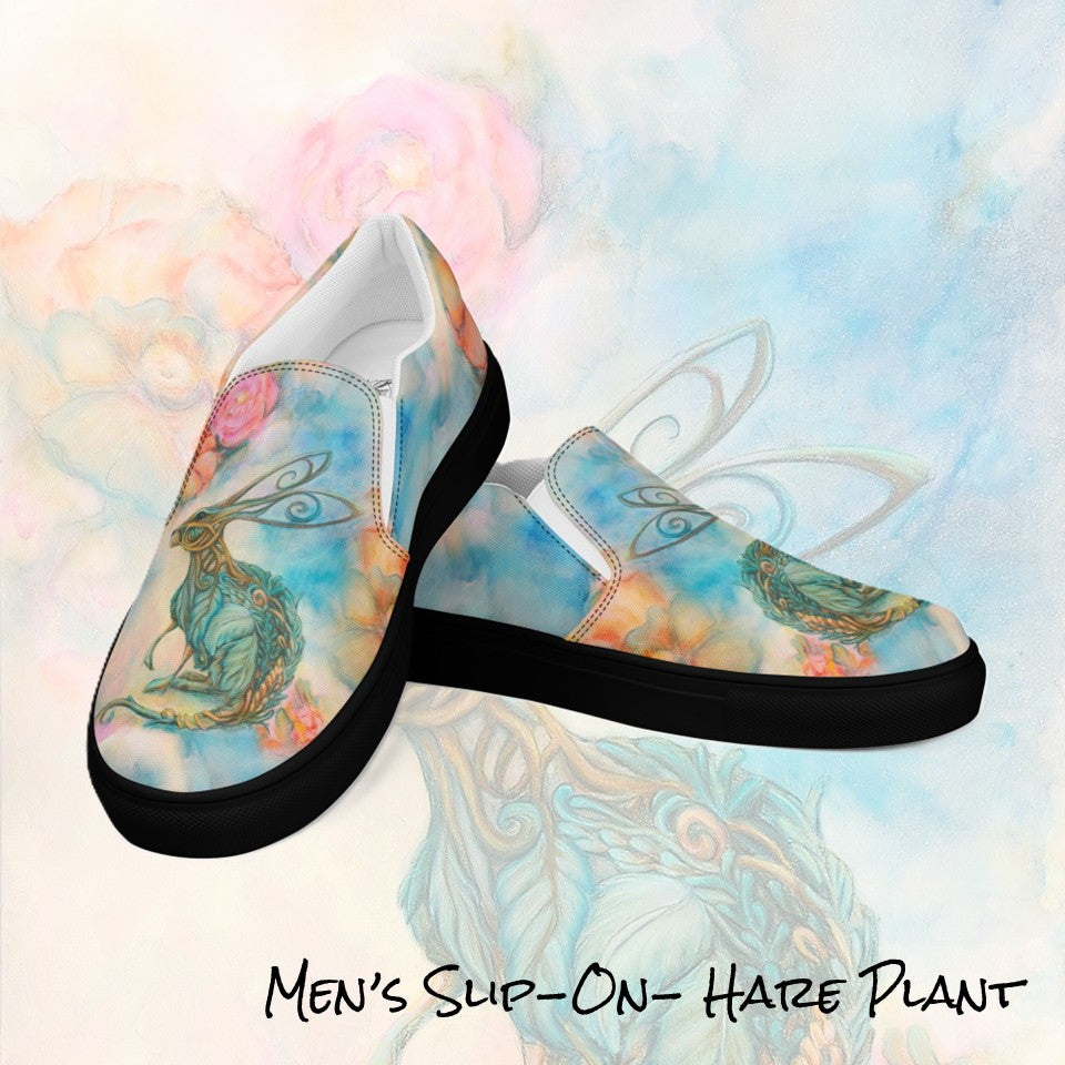 Men's Slip On- Hare Plant