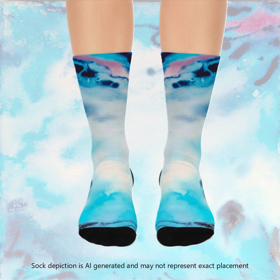 Crew socks- Ink Wind