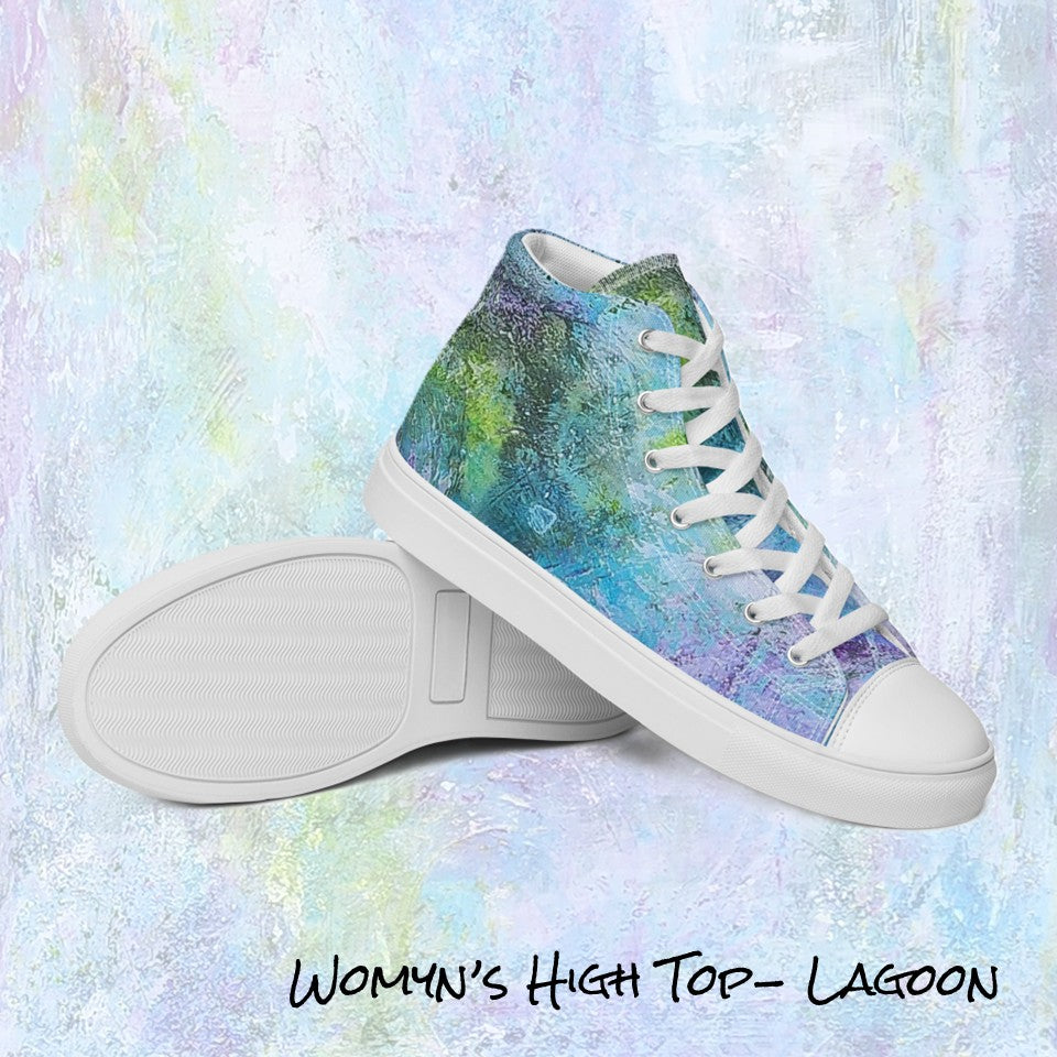 Womyn's High Top- Lagoon