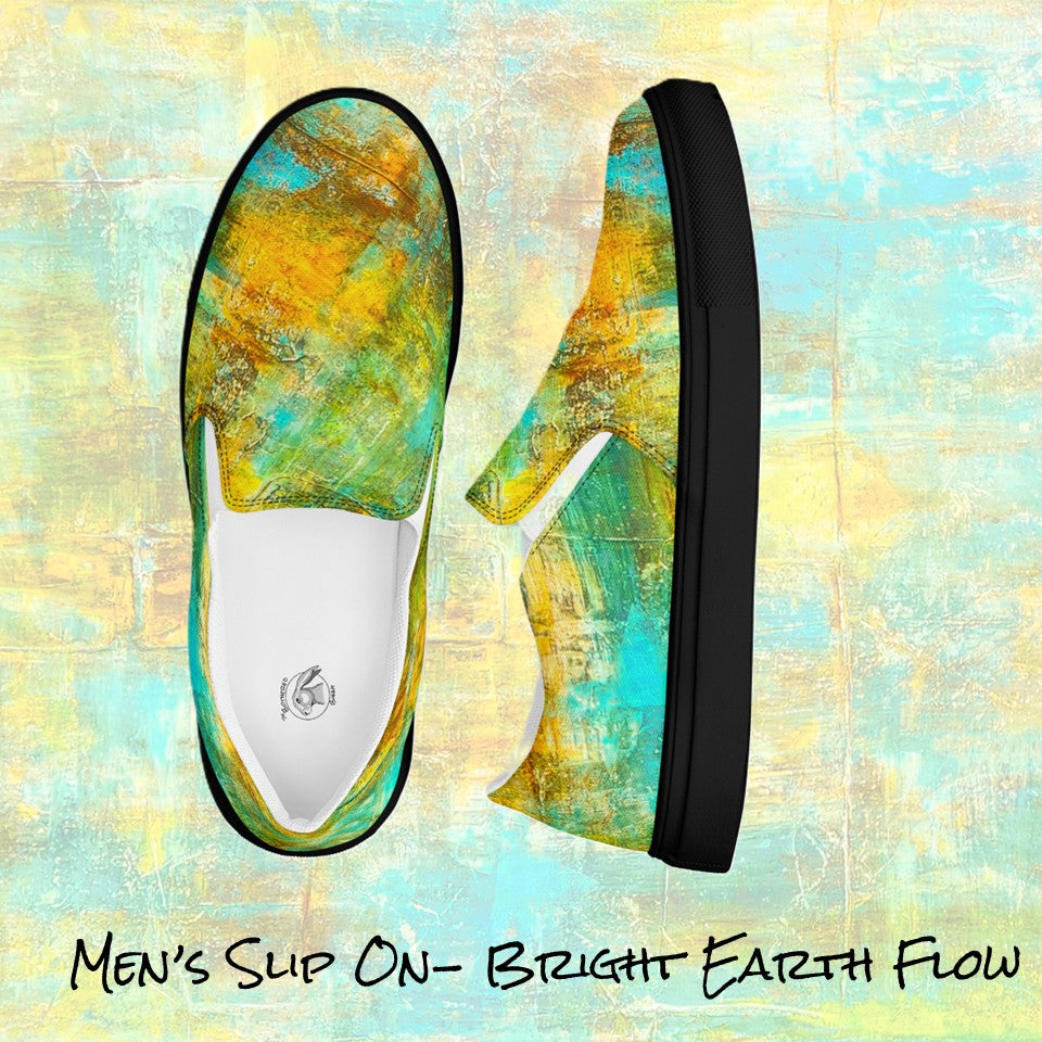 Men's Slip On- Bright Earth Flow