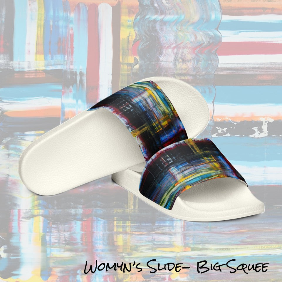 Womyn's slides- Big Squee