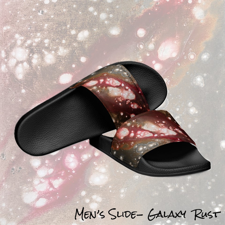 Men's Slides- Galaxy Rust