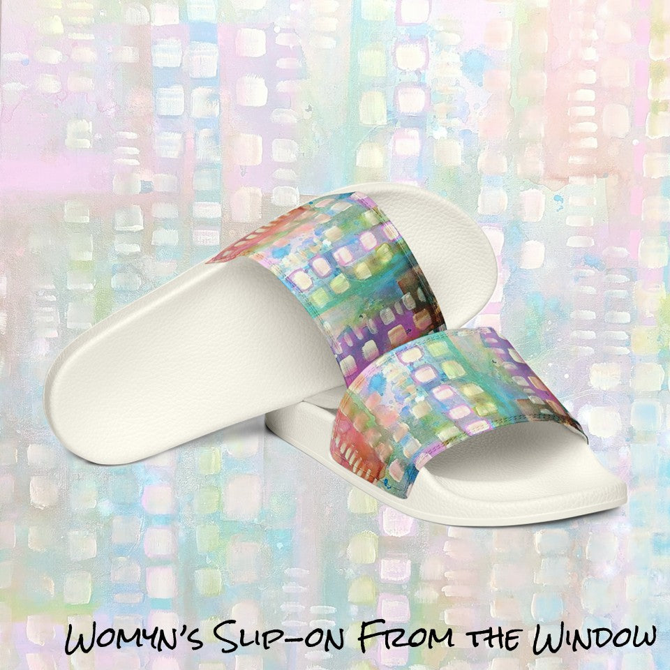 Womyn's Slides- From the Window