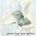 Womyn's slides- Hare the Music