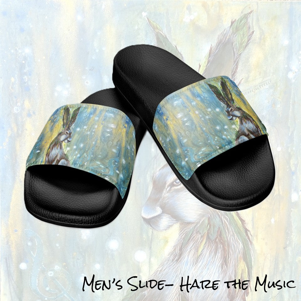 Men's slides- Hare the Music