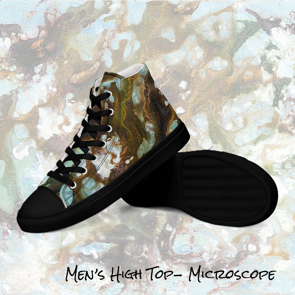 Men's High Top- Microscope