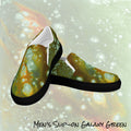 Men's Slip On- Galaxy Green a.k.a. Surface of Mercury