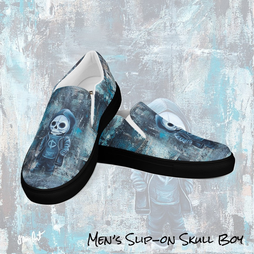 Men's Slip On- Skull Boy
