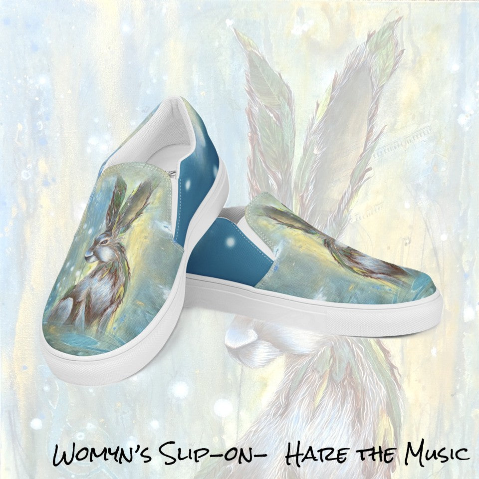 Womyn's Slip On- Hare the Music