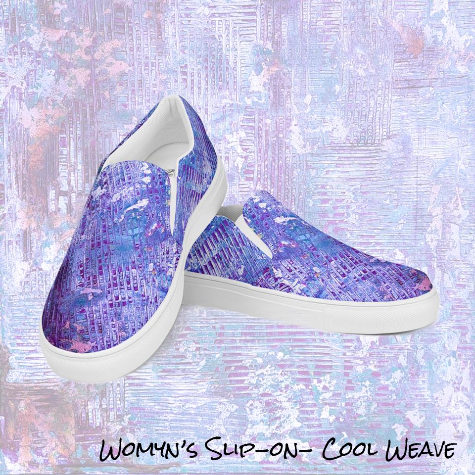 Womyn's Slip On- Weave Purple