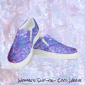Womyn's Slip On- Weave Purple