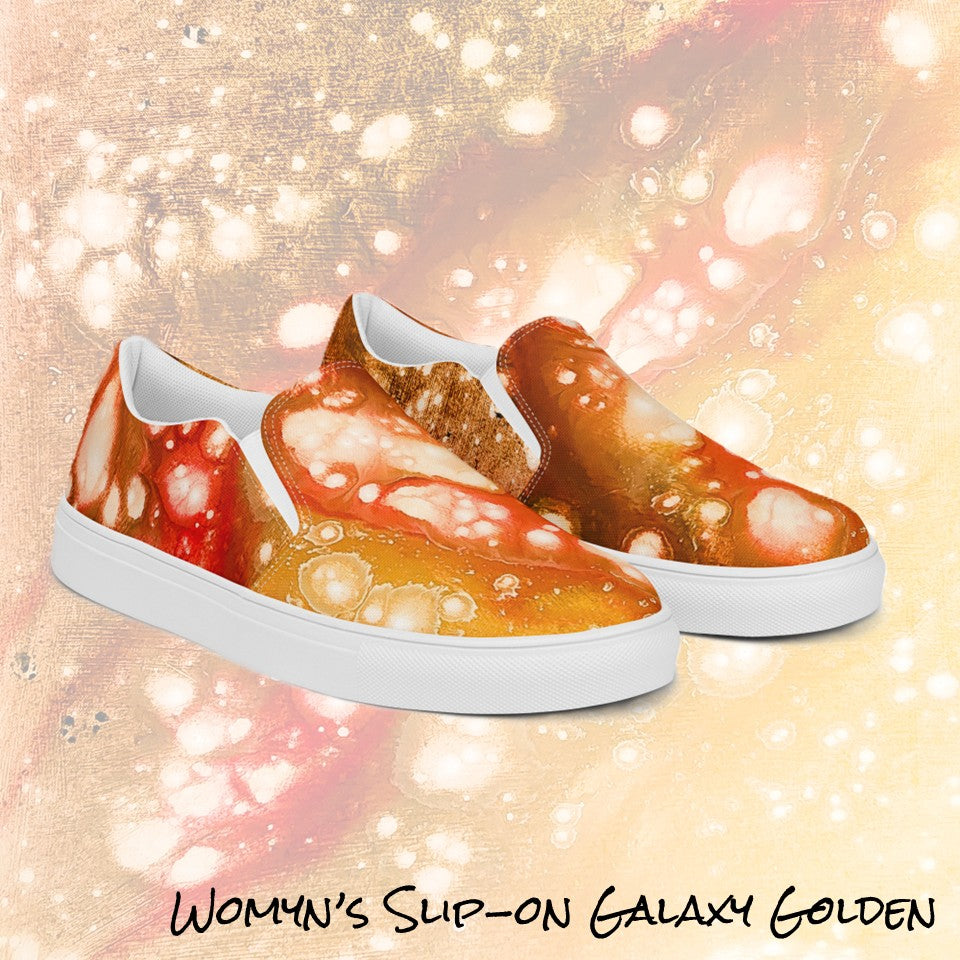 Womyn's Slip On- Galaxy Golden