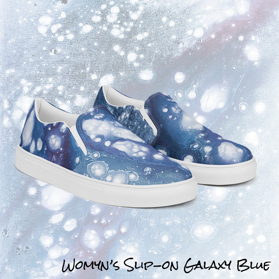 Womyn's Slip On- Galaxy Blue