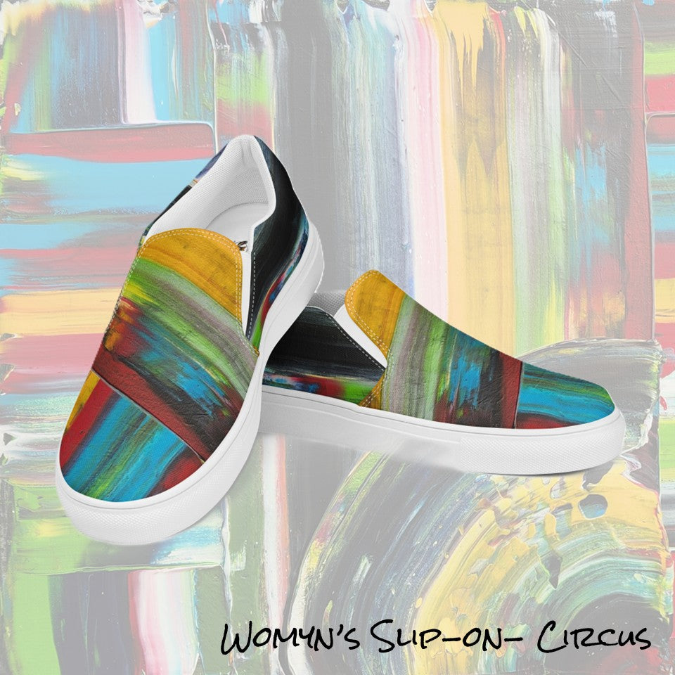 Womyn's Slip On- Circus