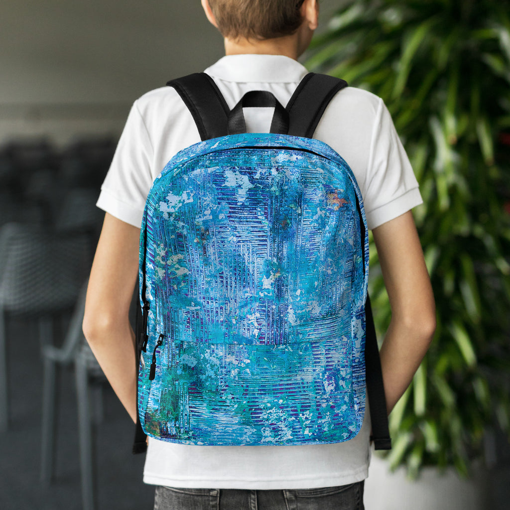 Backpack- Weave Blue