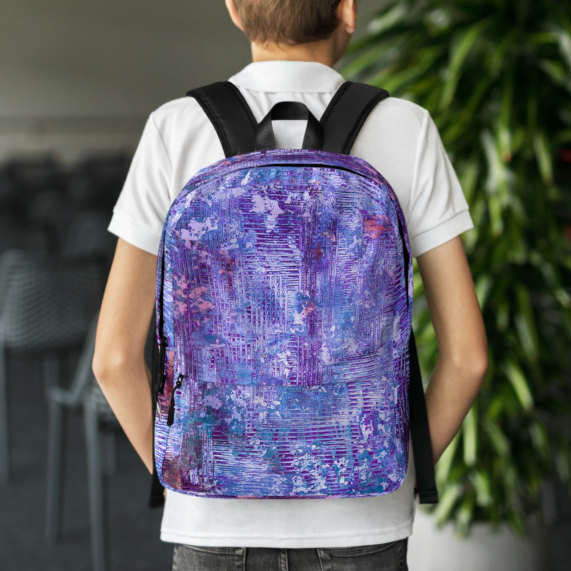 Backpack- Weave Purple
