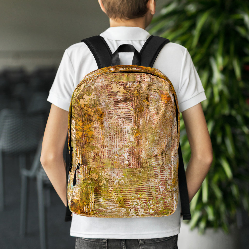 Backpack- Weave Gold