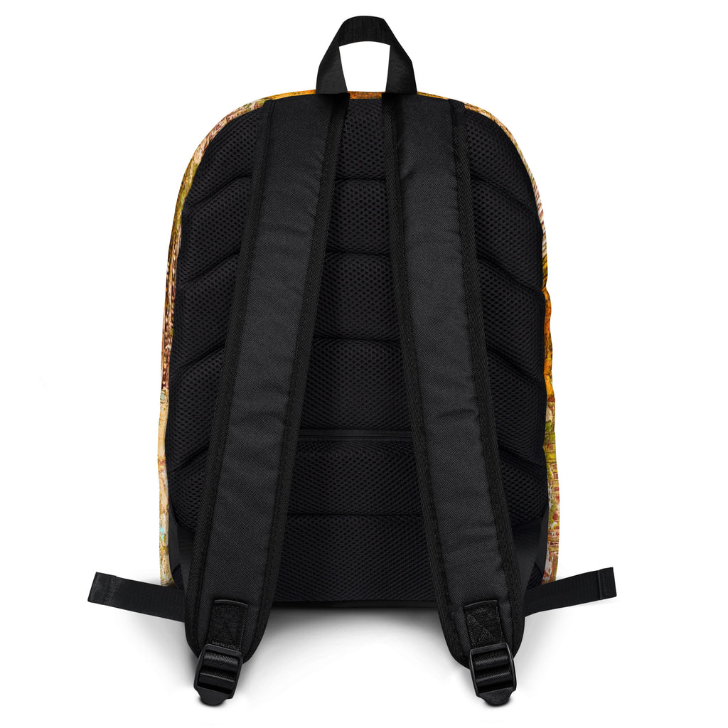 Backpack- Weave Gold