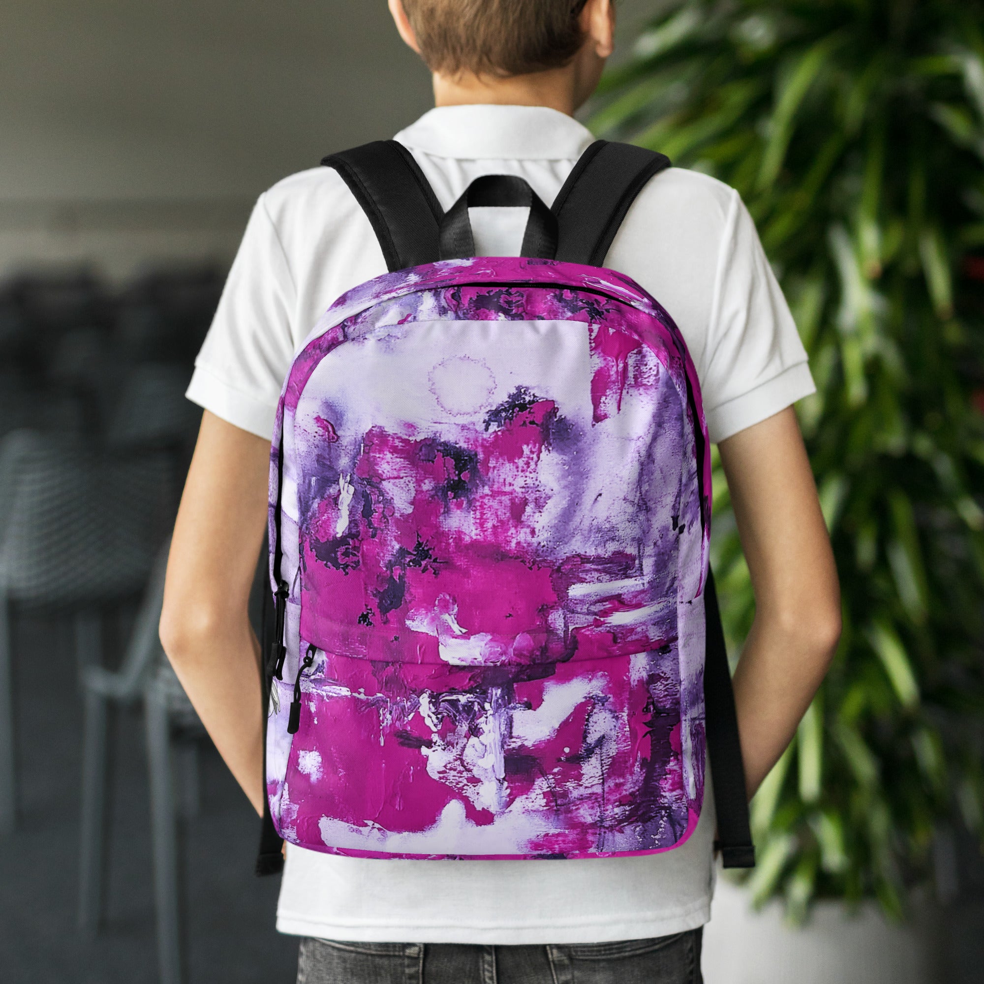 Backpack- Mismatch Pink