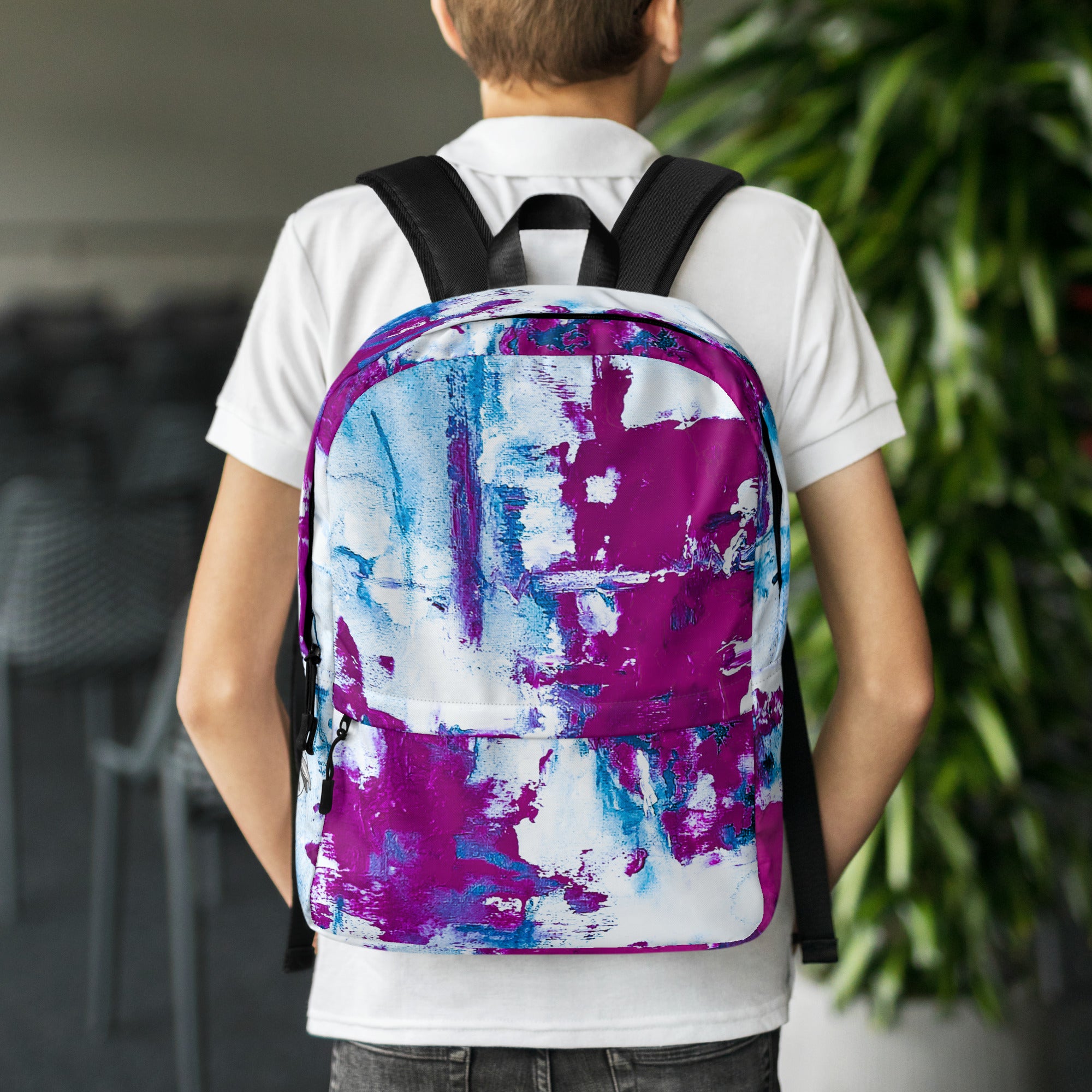 Backpack- Mismatch Turquoise