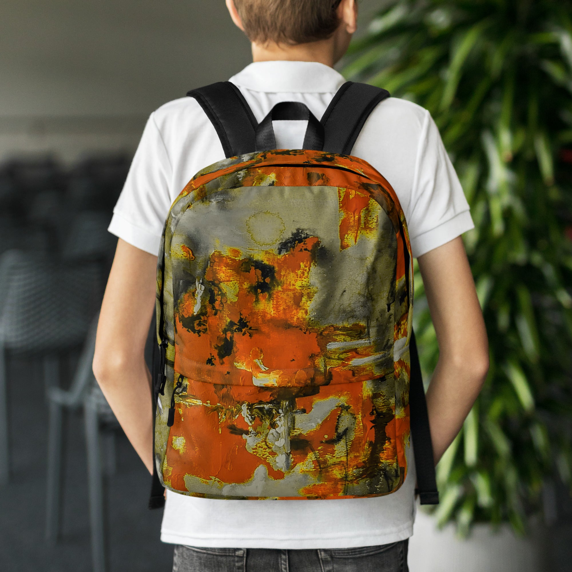 Backpack- Mismatch Orange