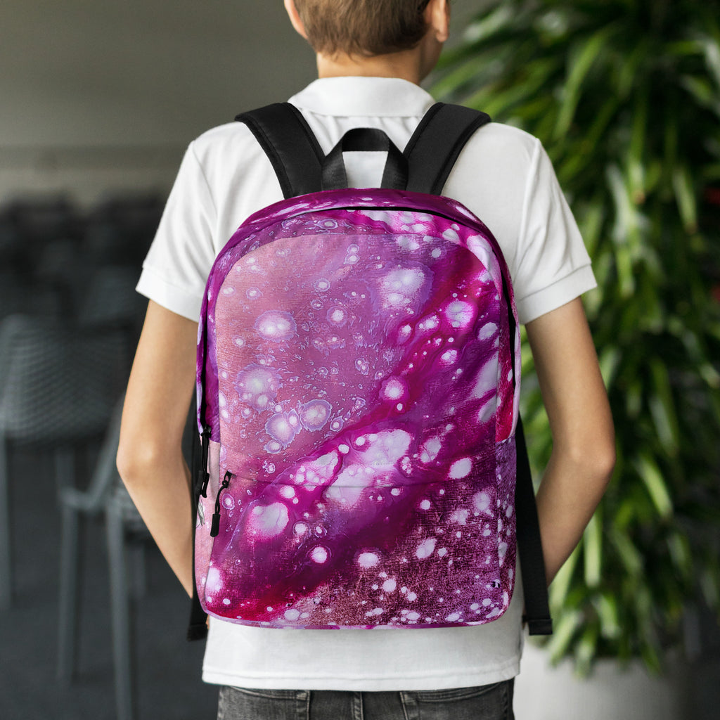 Backpack- Galaxy Fuchsia