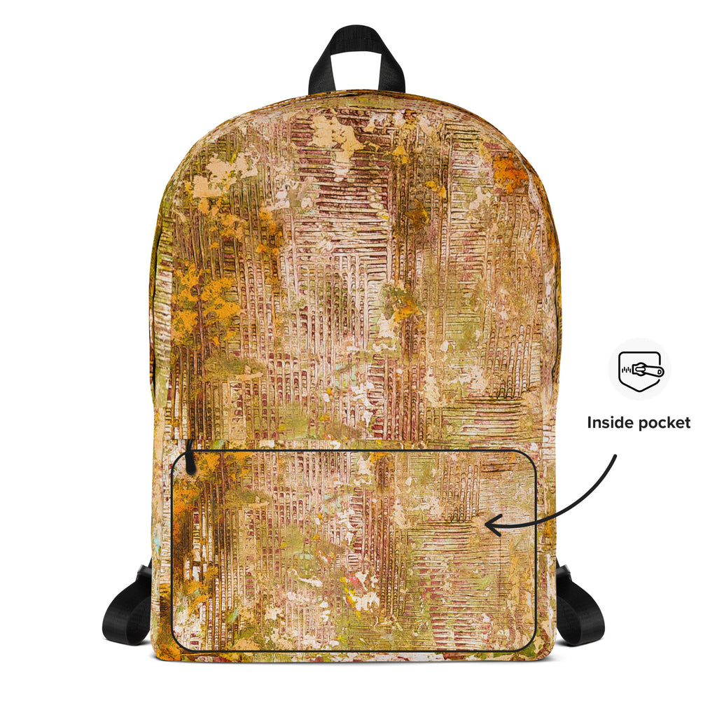 Backpack- Weave Gold