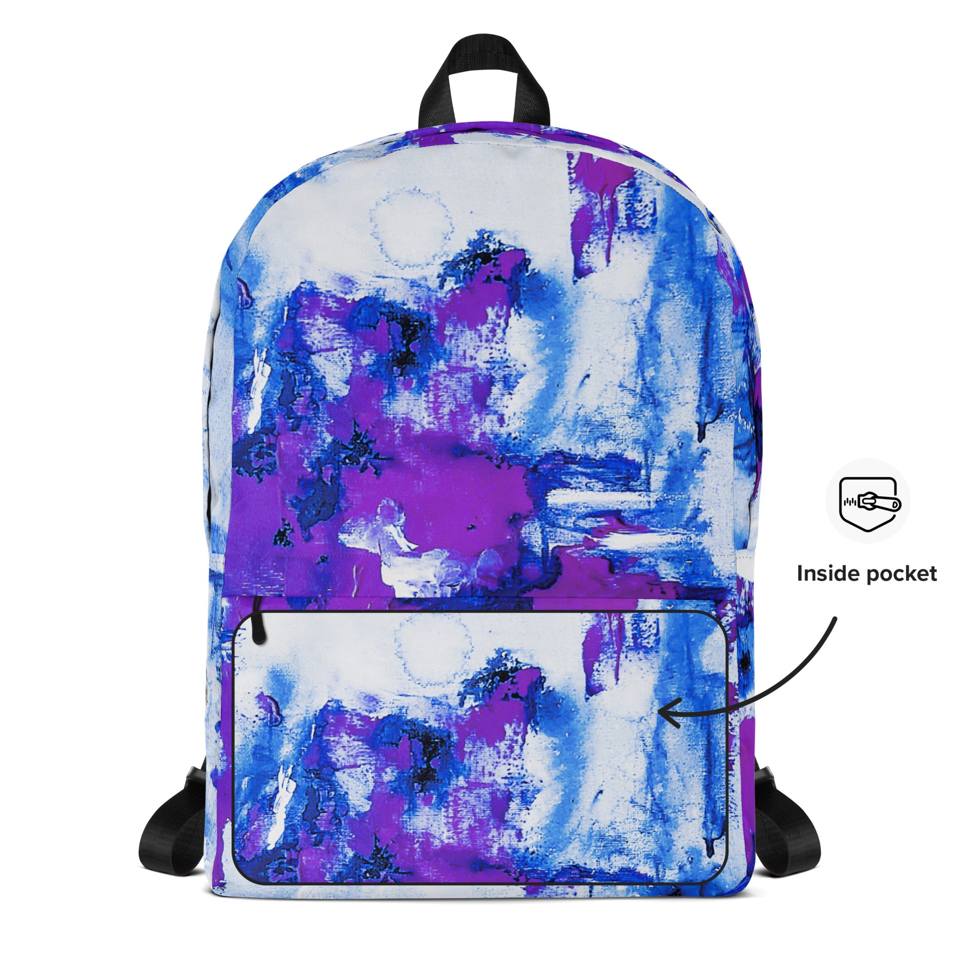 Backpack- Mismatch Purple