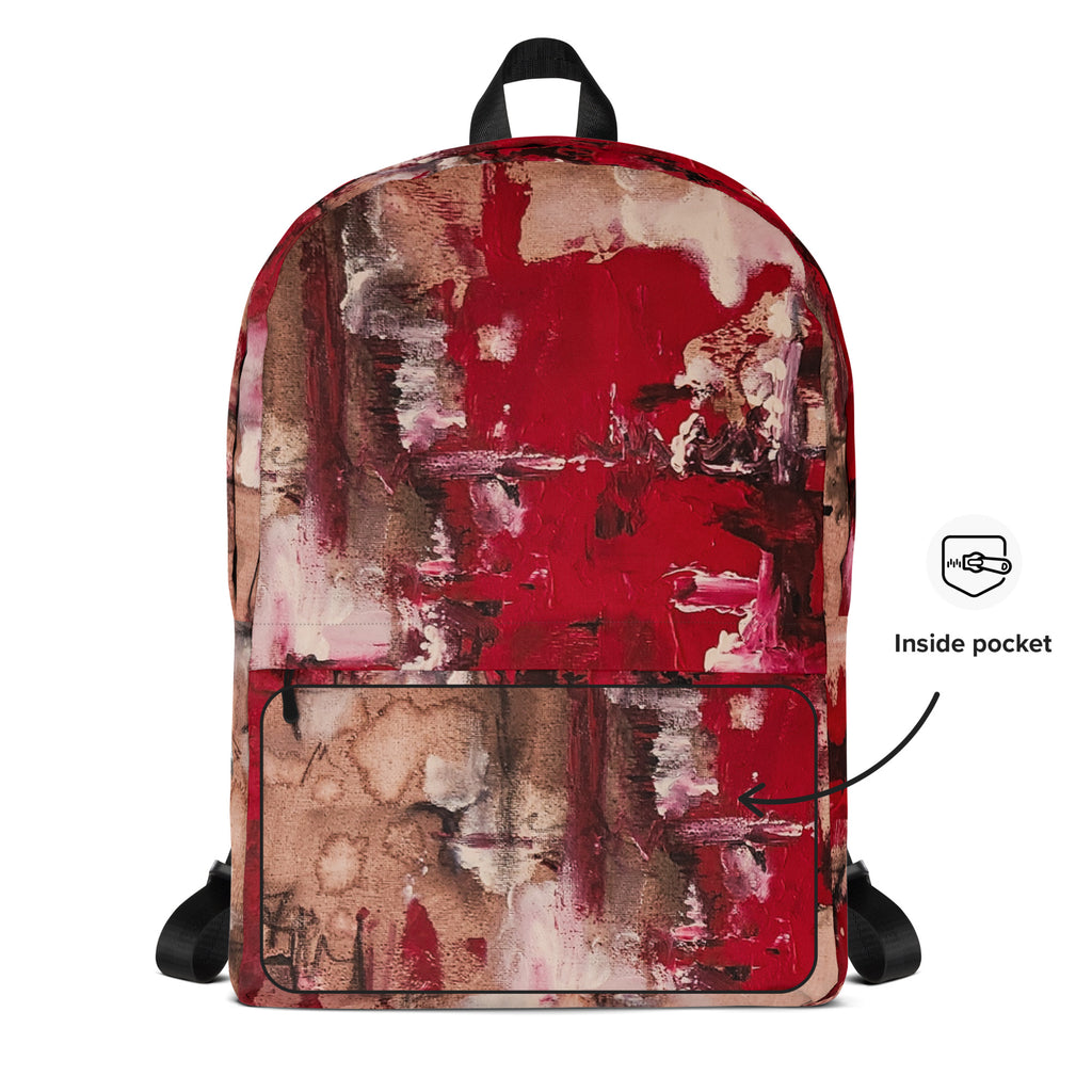 Backpack- Mismatch Red