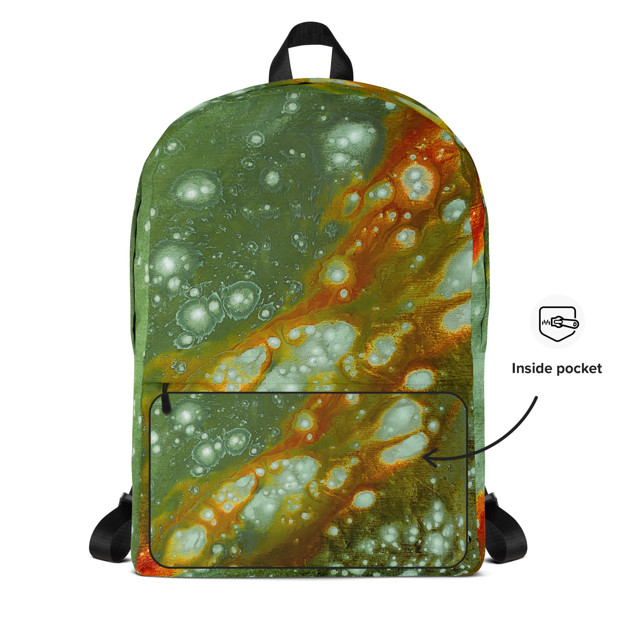 Backpack- Galaxy Green (aka Surface of Mercury)
