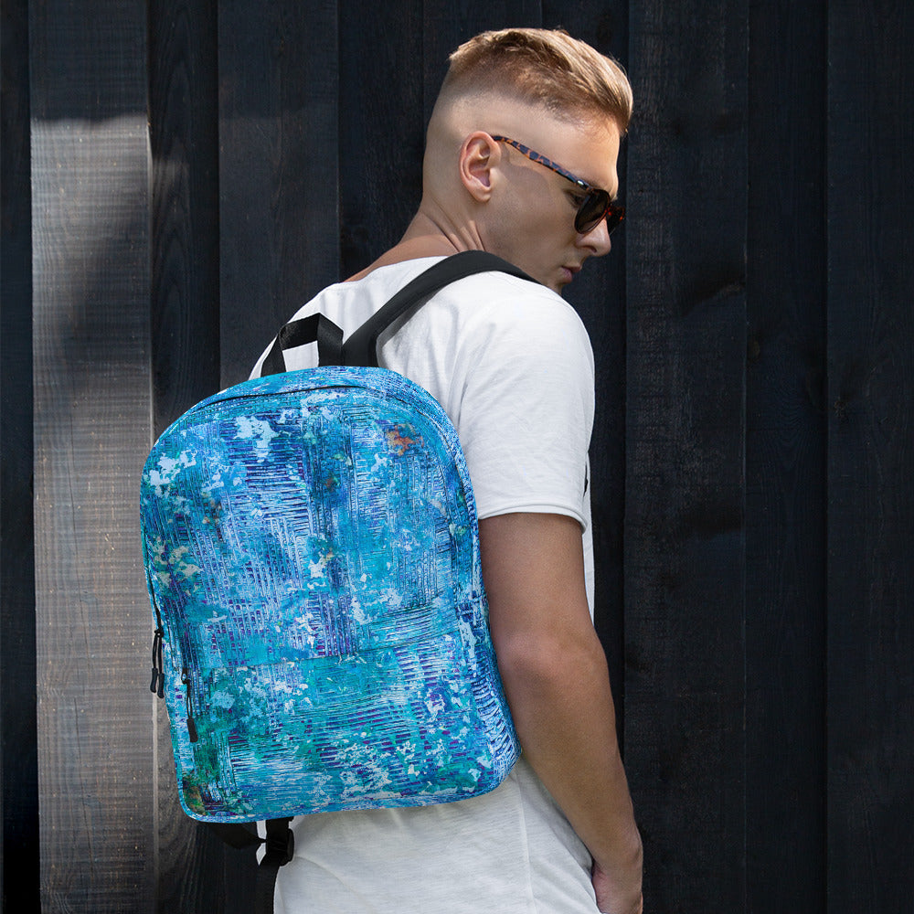 Backpack- Weave Blue
