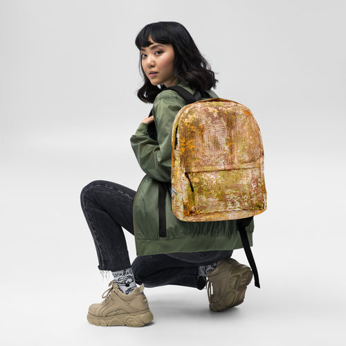 Backpack- Weave Gold