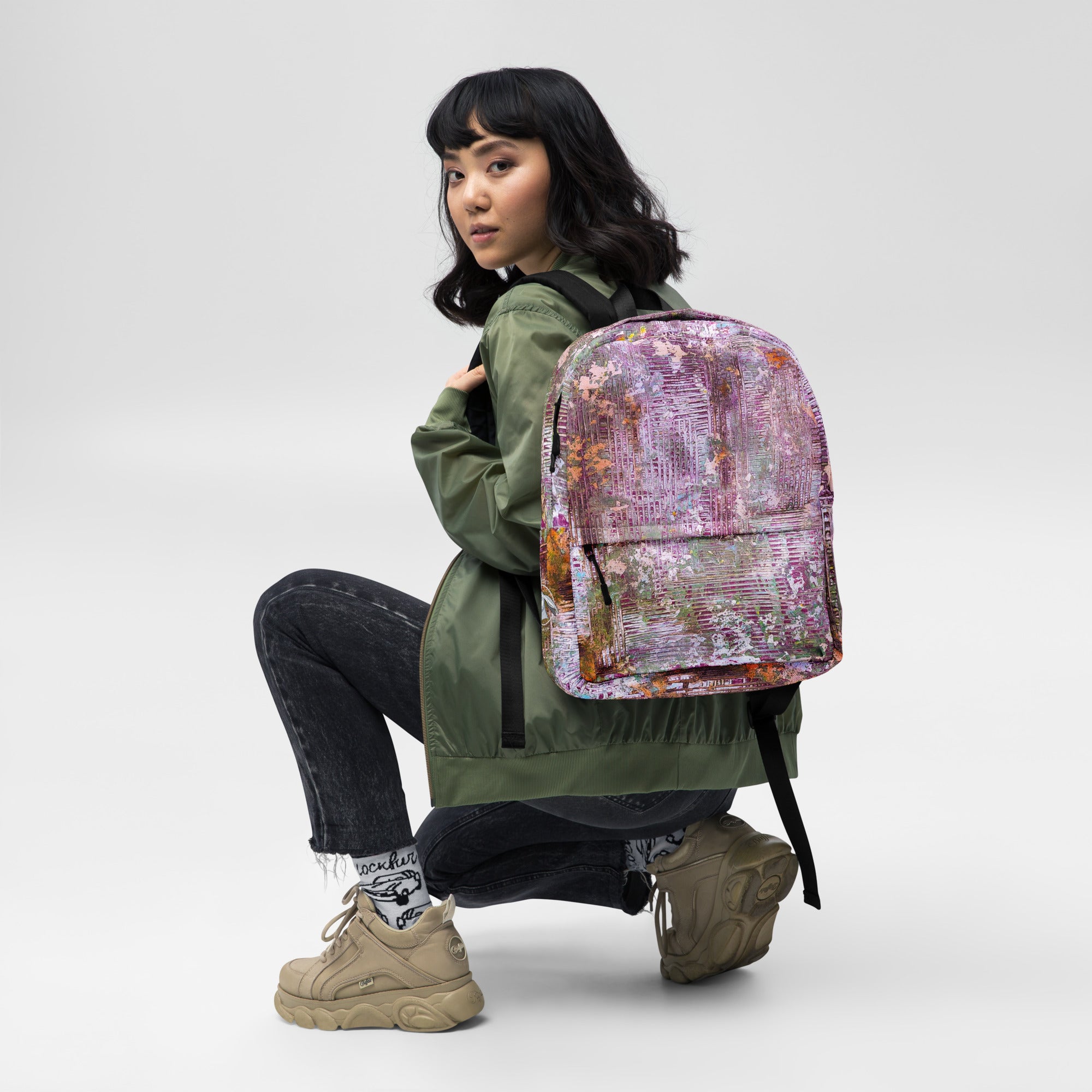 Backpack- Weave Berry