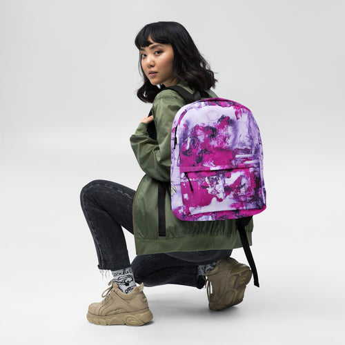 Backpack- Mismatch Pink