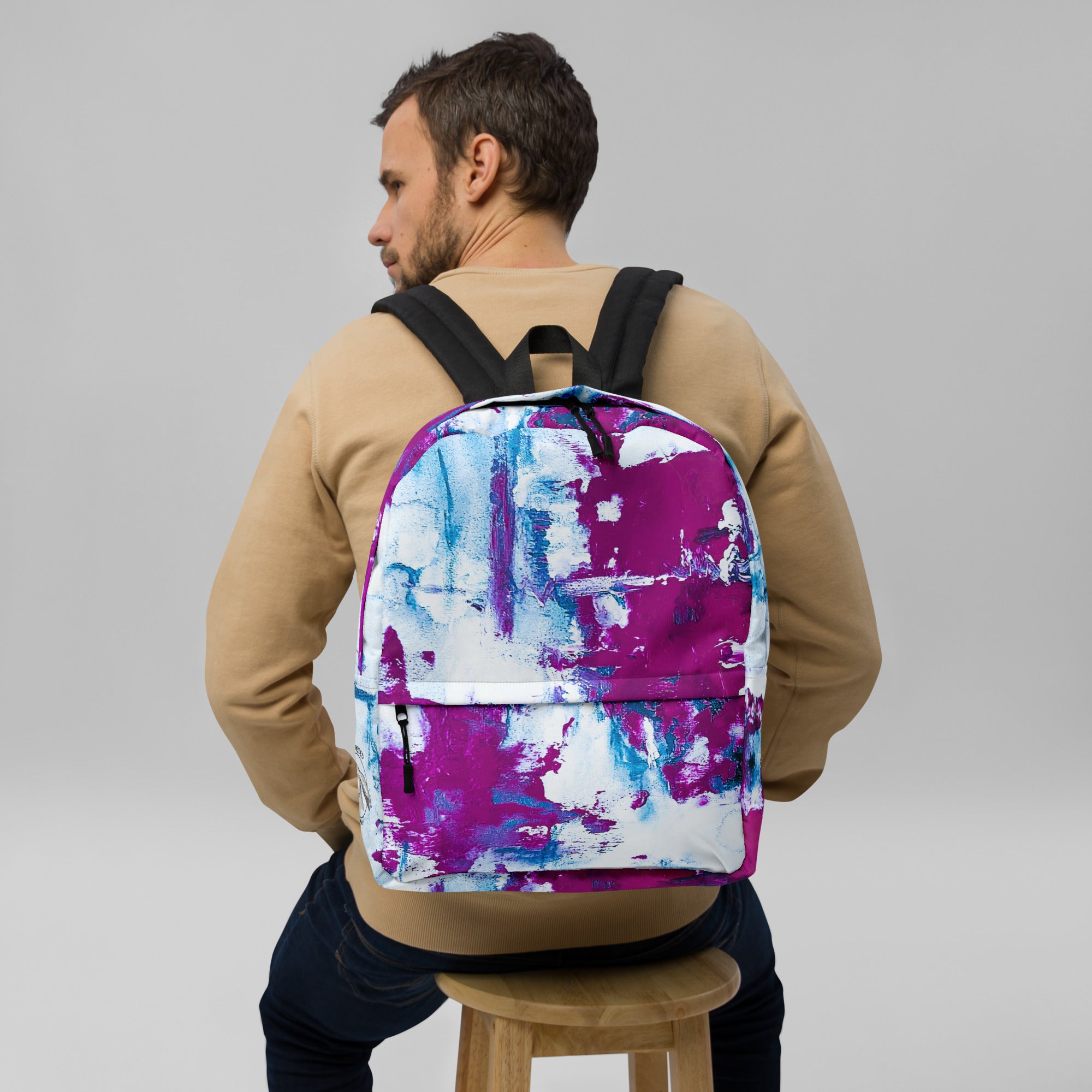 Backpack- Mismatch Turquoise