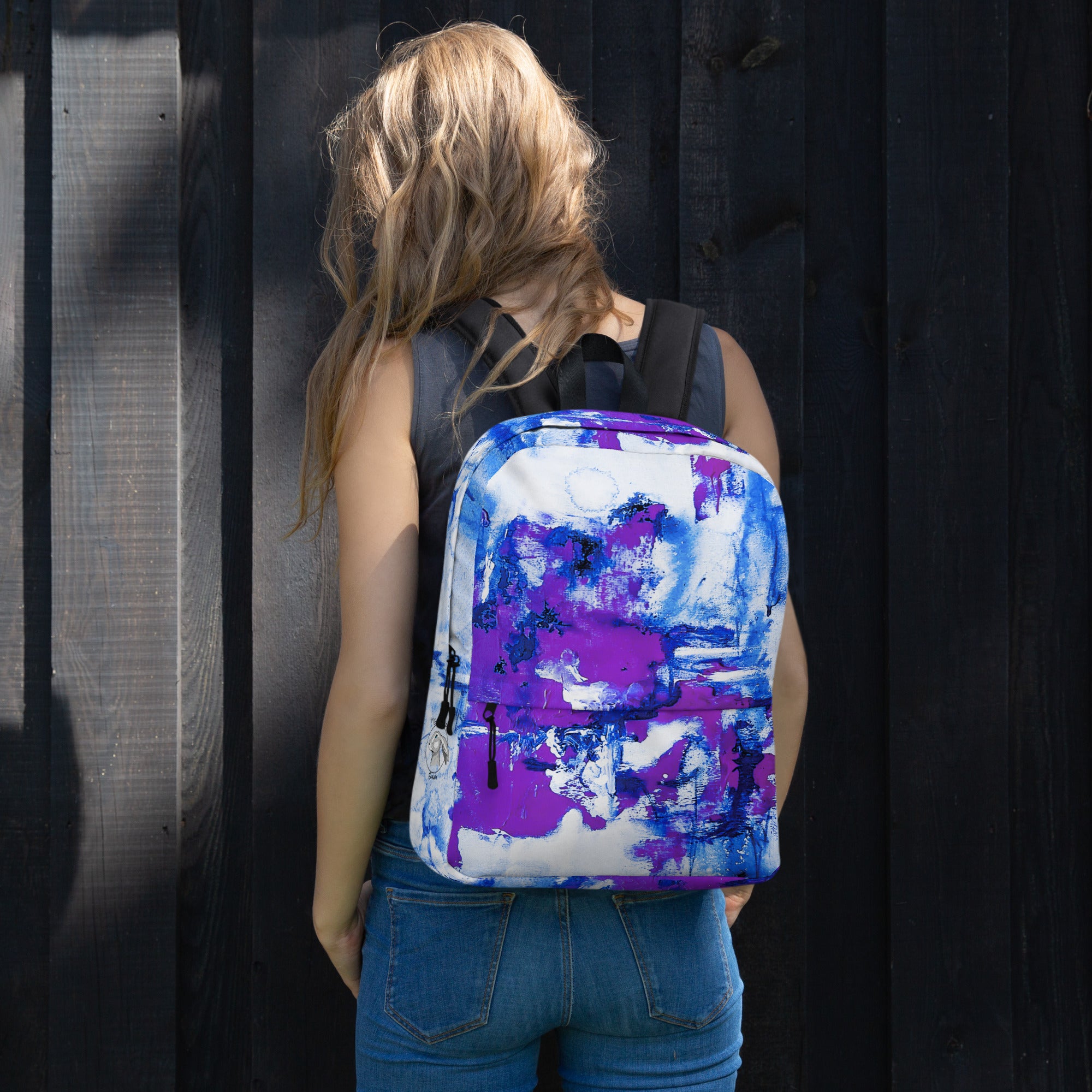 Backpack- Mismatch Purple